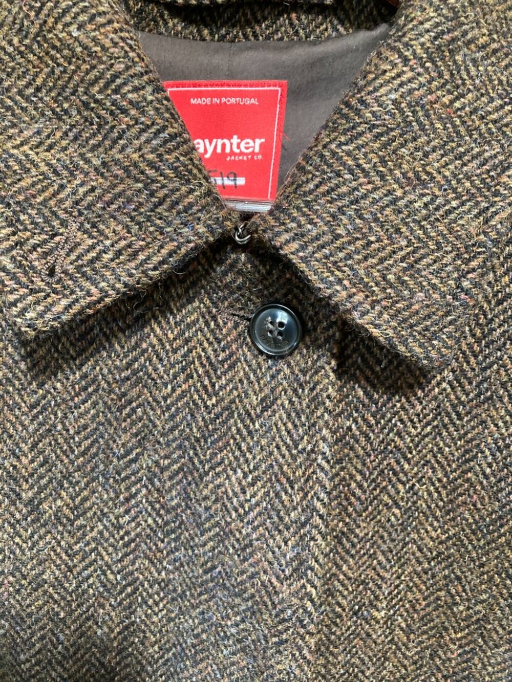 Paynter Jacket Co. Harris Tweed Overcoat, like new - Picture 3 of 16